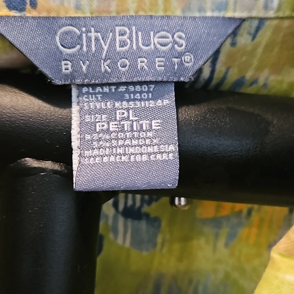 KORET CITY BLUES VINTAGE WOMEN'S MULTICOLOR FLORAL 3/4 SLEEVE  JACKET SIZE L - Picture 2 of 9